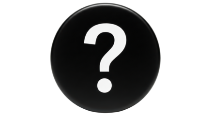Isolated Question Mark Icon