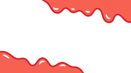 Abstract Pink Slime Dripping on White Background. Playful Slime Splash Isolated. Kawaii Slime Drip Graphic. fluid liquid fun background. fluid liquid background.