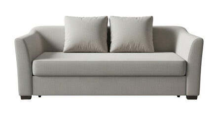 Isolated Beige Sofa