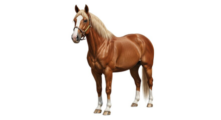 Fototapeta premium Isolated Palomino Horse