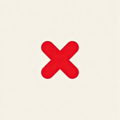 Obraz premium A bold red 