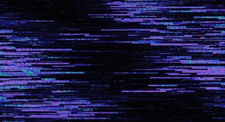 Abstract Digital Art with Vibrant Colors and Dynamic Patterns in a Dark Background