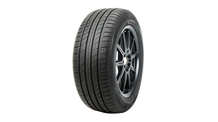 car tire full body isolated on transparent background
