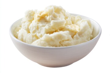 Creamy mashed potatoes in a white bowl (1)