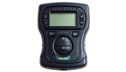 Fototapeta premium Small black portable device with display