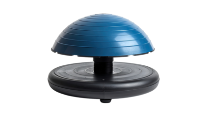 Exercise ball, blue, adjustable