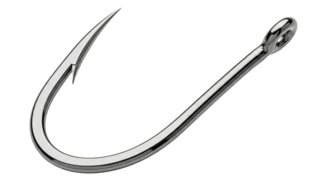 Isolated Fishing Hook