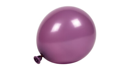 Isolated Purple Balloon Decoration