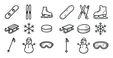 Winter Sports Icons