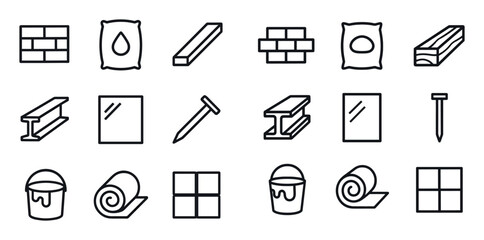 Minimalist Construction Icons