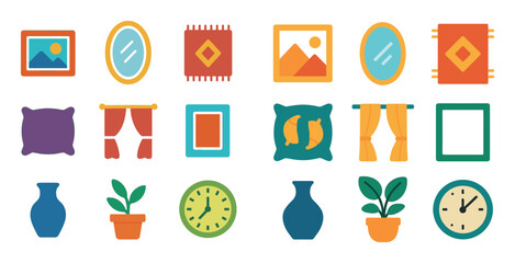 Bedroom Decor Icons