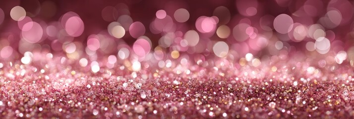 Romantic and festive pink glitter background ideal for celebrations, holidays, beauty, fashion, and marketing campaigns targeting feminine or joyful themes