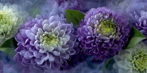 Elegant dahlia flowers symbolize beauty and celebration, ideal for floral marketing, event invitations, or wellness branding
