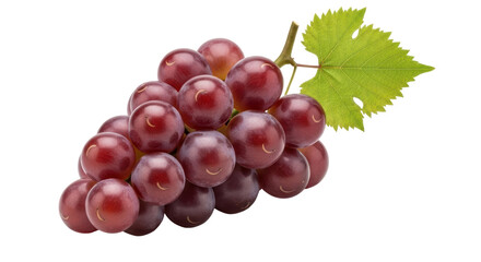 Isolated Red Grapes