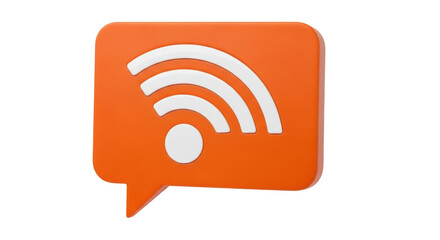Isolated RSS Feed Icon