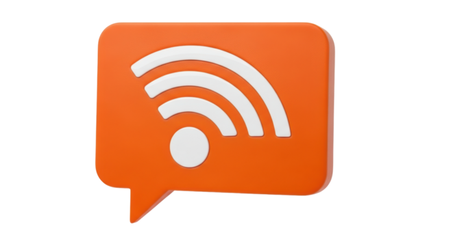 Isolated RSS Feed Icon