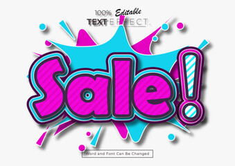 Sale! Pop Art Text Effect for Promotions