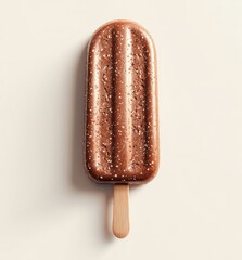 Chocolate ice pop, top view (1)