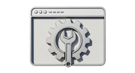 Isolated Website Settings Icon