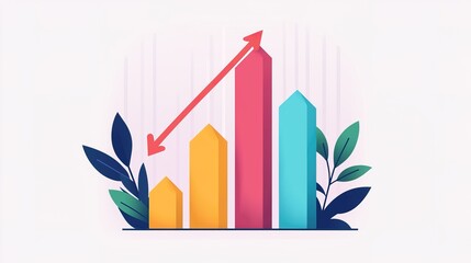 A stylized financial graph showing consistent upward growth, representing reliable long-term investment