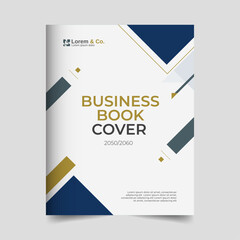 Contemporary Business Identity Book Cover Template for Flyer, Brochure, Magazine Cover, and Poster