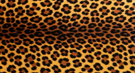 Vibrant leopard print fur texture realistic animal skin pattern natural background
