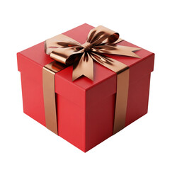 Obraz premium gift box isolated on white