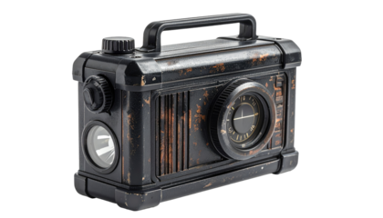 Vintage black box camera