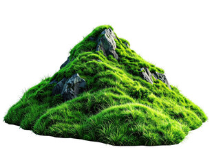 Fototapeta premium Verdant mountain miniature