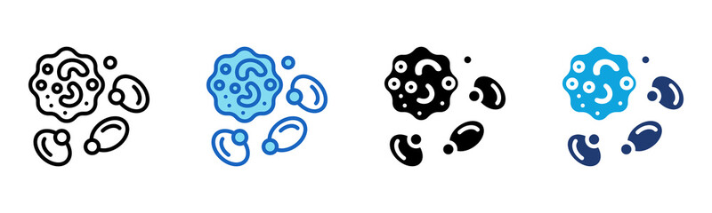 Leukocytes icon Multi Style Vector Illustration