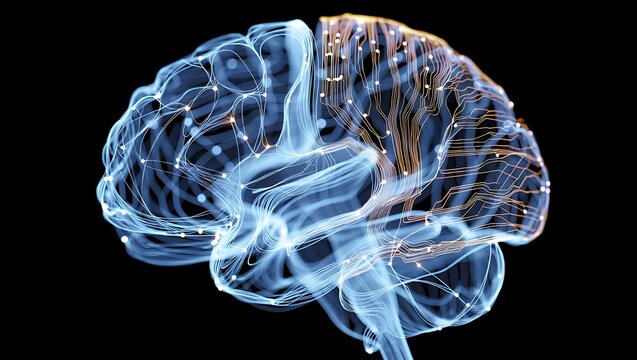 Human Brain Connectivity Network Showing Neural Activity and Brain Functions