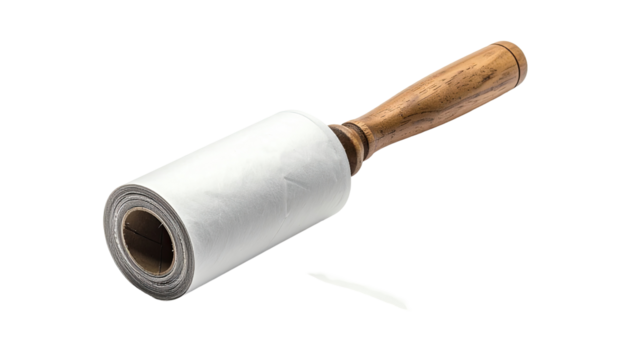 Dusting tool with wooden handle