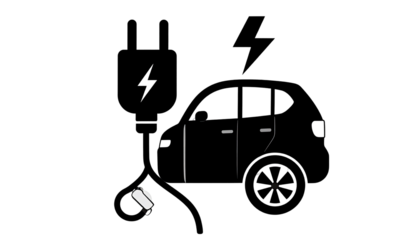 Abstract black and white graphic design