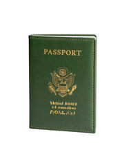 Green passport cover, US style
