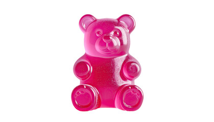 Vibrant pink gummy bear © Zahra
