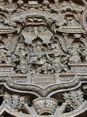 The unique door carvings of the Ancestral Temple of Chen Family