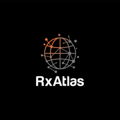 globe tech connect network solution logo design concept for modern tech business minimal global company brand