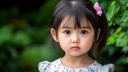 Portrait of a young girl