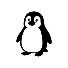 Fototapeta premium Cute Cartoon Penguin Icon