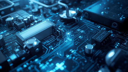 Intelligent process automation technology illustration for digital transformation and system efficiency