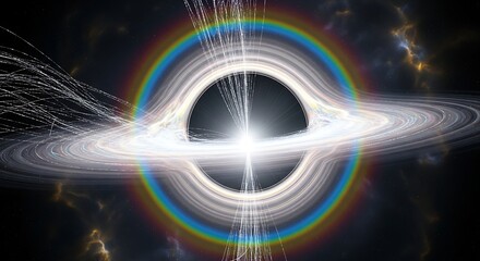 Mysterious cosmic spectacle of a luminous black hole with accretion disk and light bending effects