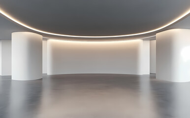 Obraz premium Modern Empty Contemporary Office Interior
