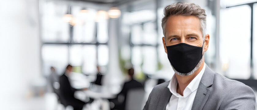 Unsch&auml;rfe von Gesch&auml;ftsleuten in hellem B&uuml;roflur &ndash; Corporate Bewegungskonzept