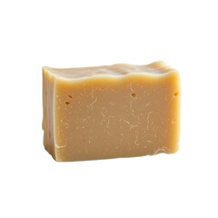 Delicious Bar of Cheese Artisan Market Food Photography Rustic Setting Close-Up View Culinary Delight Isolated on transparent background	