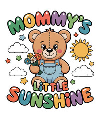 Mommy's Little Sunshine SVG T-shirt Design