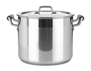 Stainless steel stockpot with lid