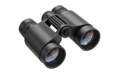 Binoculars isolated on transparent background