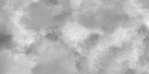 Abstract grey and white watercolor background. realistic fog or mist design element. smoke texture with stains. fog isolated on black background.