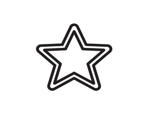 Premium Five Star Icon in Sleek Stock Vector