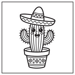 Potted Cuties Coloring Pages